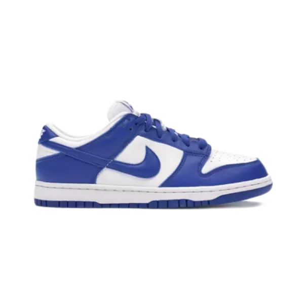 Nike Dunk Low Royal Blue and White Sneakers - 1
