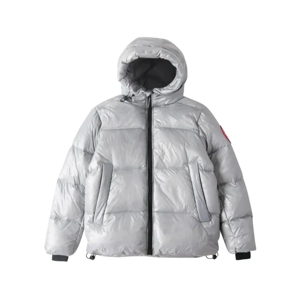 Canada Goose Chilliwack Bomber Silver Metallic Down Jacket - 1