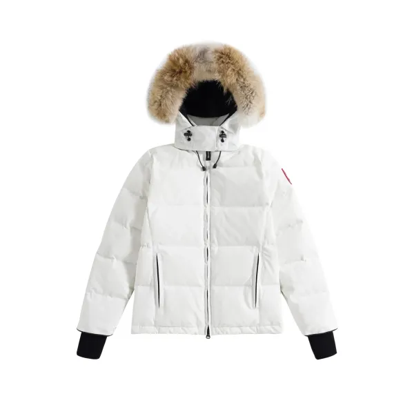 Canada Goose Expedition Parka White Down Jacket - 1
