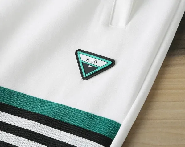 Prada Logo Stripe White Tracksuit - 11