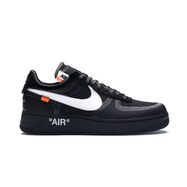 Nike x Off-White Air Force 1 Low Black Sneakers - 1