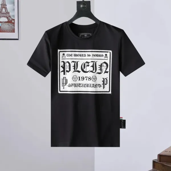 Philipp Plein Teddy Bear Crystal Embellished Black T-Shirt - 9