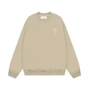 Play Comme des Garçons Heart Logo Beige Hoodie - 1