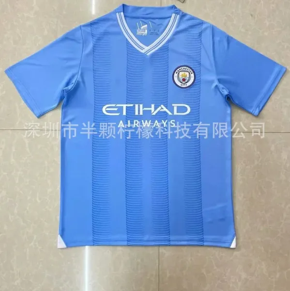 Manchester City 2018-19 Home Jersey Light Blue - 1