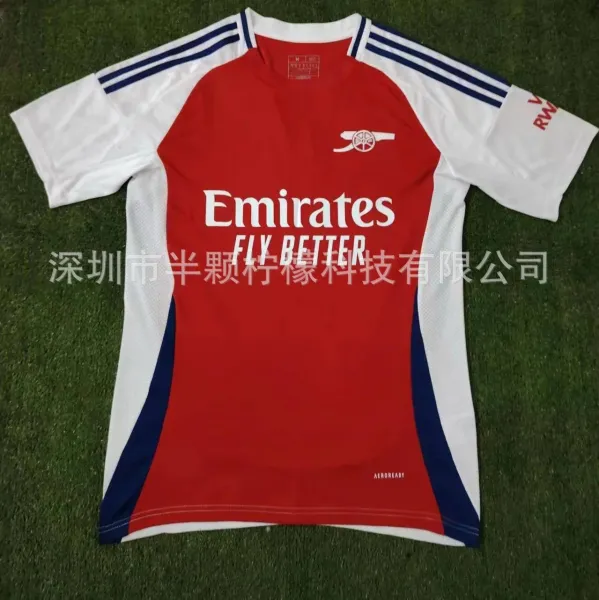Arsenal FC 2021-22 Home Jersey Red/White/Navy - 1
