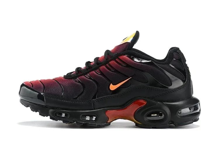 Nike Air Max Plus Black Blue Pink Grid Sneakers - 7