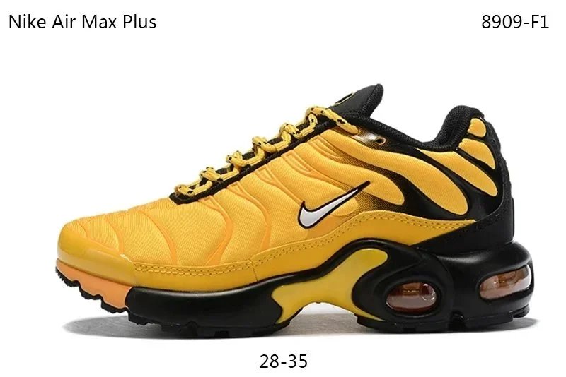 Nike Air Max Plus Black Blue Pink Grid Sneakers - 31