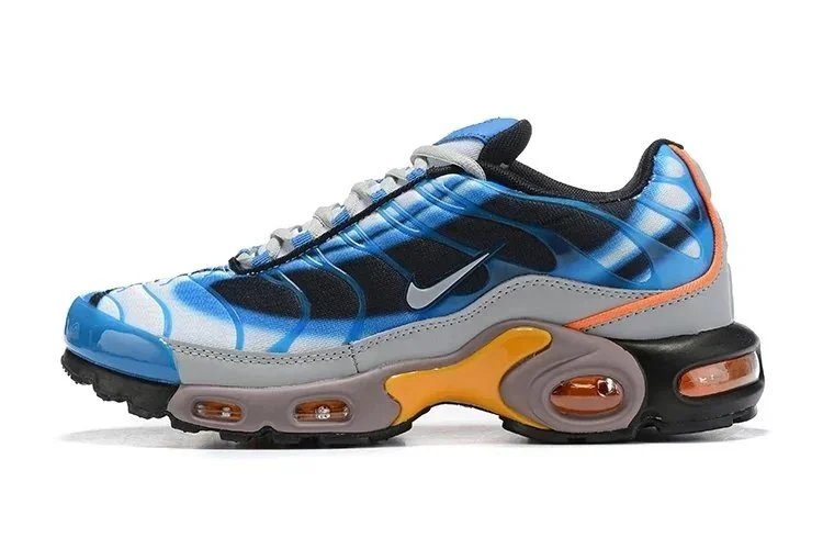 Nike Air Max Plus Black Blue Pink Grid Sneakers - 39