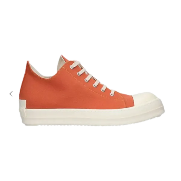 Rick Owens DRKSHDW Low-Top Canvas Sneakers Orange - 9