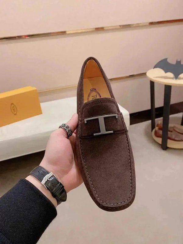 Tod's Gommino Loafer Brown Suede Loafers product listing in Litbuy spreadsheet finds