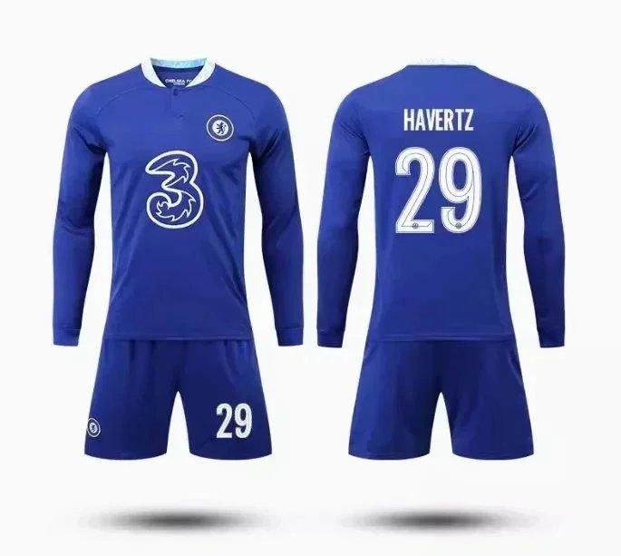 Chelsea FC Inspired Soccer Jersey Set Blue - 11