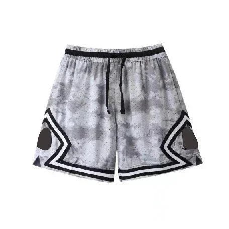 Gallery Dept. Sketch Print Basketball Shorts White/Black - 4