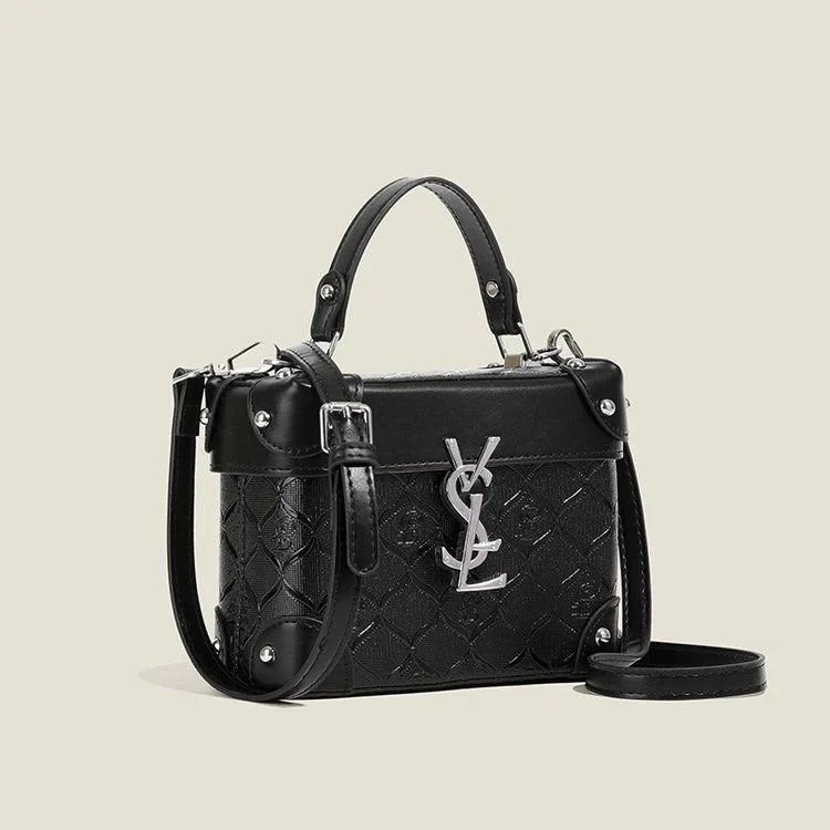 Saint Laurent Loulou Mini Quilted Black Handbag - 4