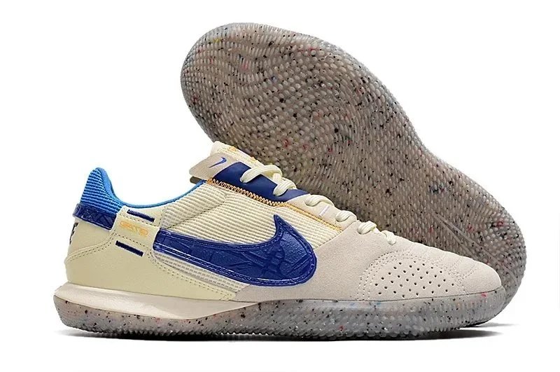 Nike Elastico Free II Beige Orange Indoor Soccer Shoes - 16
