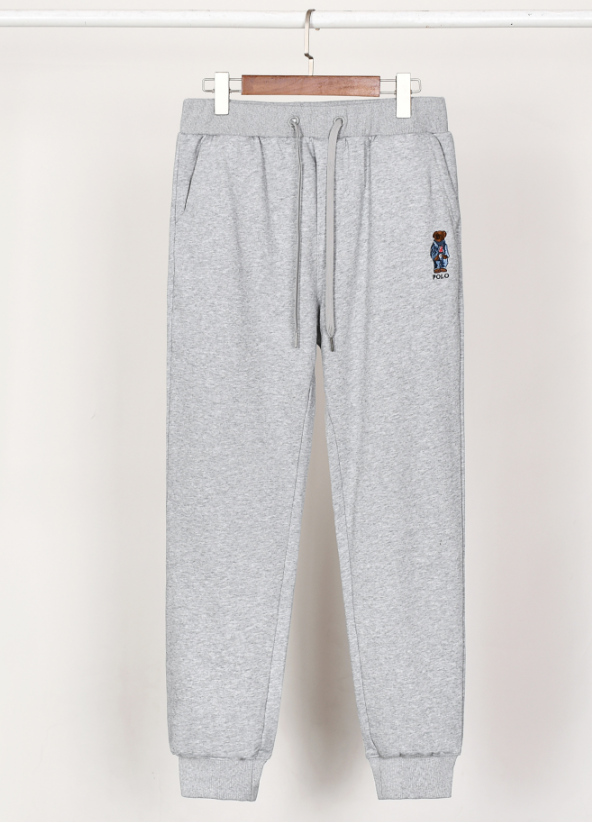 小熊灰色裤子