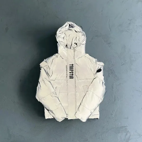 Travstar Reflective Puffer Jacket Gray - 4