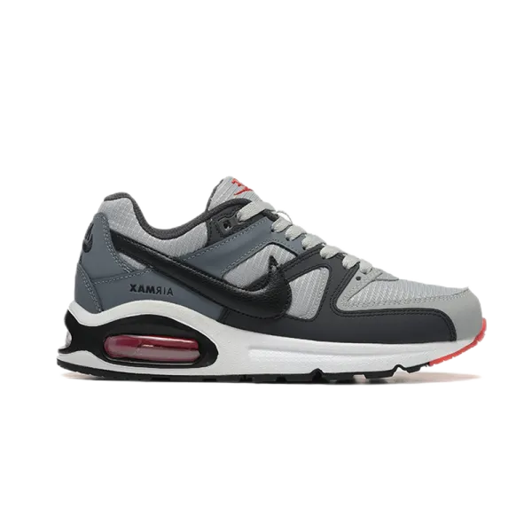Nike Air Max Command Grey Black Red Sneakers - 1