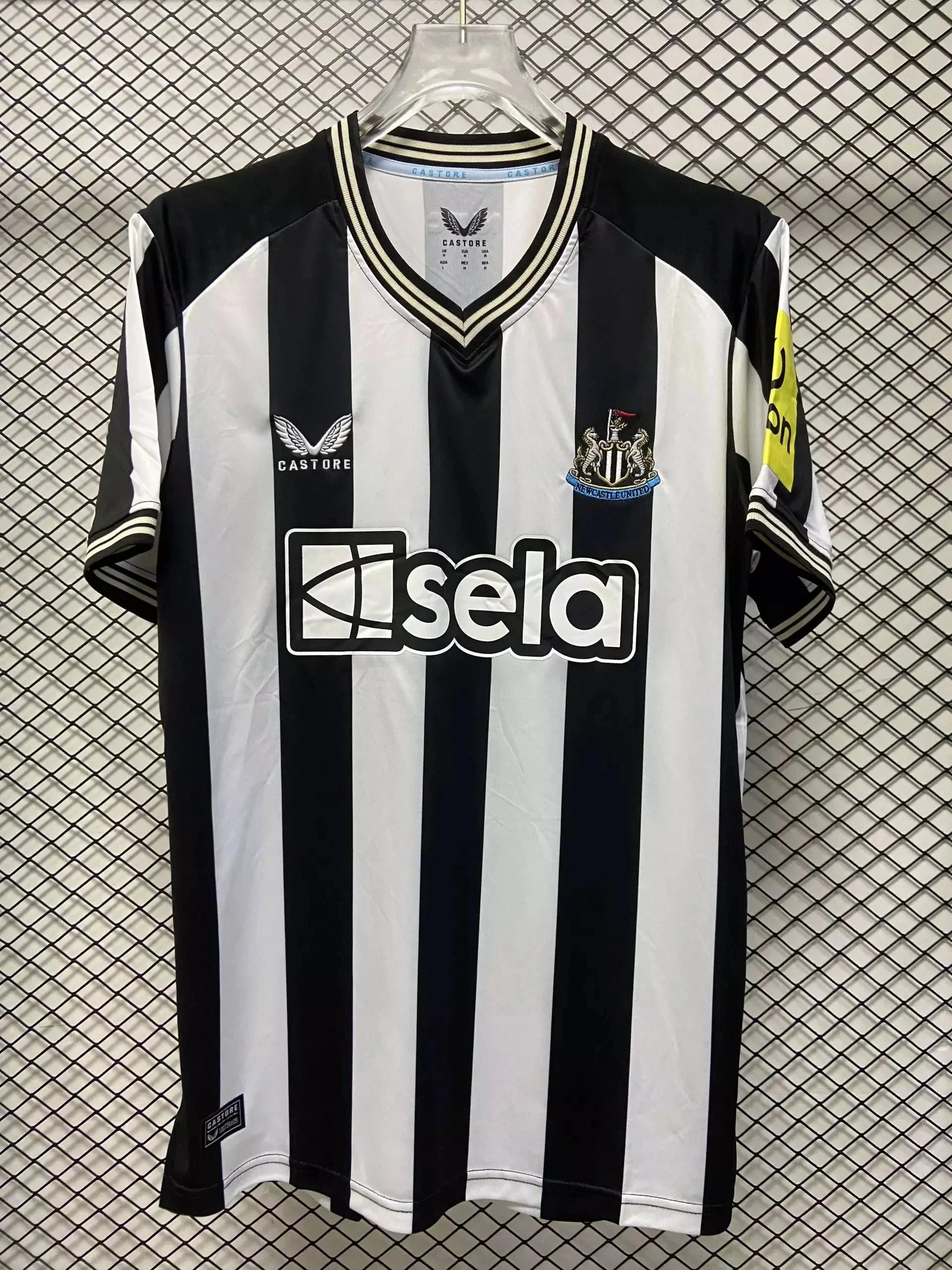 Castore Newcastle United 2023-24 Home Jersey Black and White