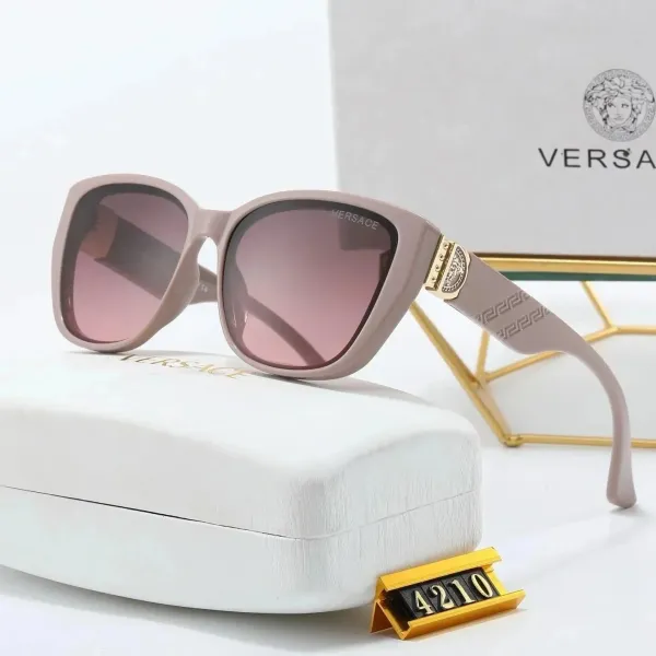 Versace Medusa Iconic Square Sunglasses Dusty Pink - 1
