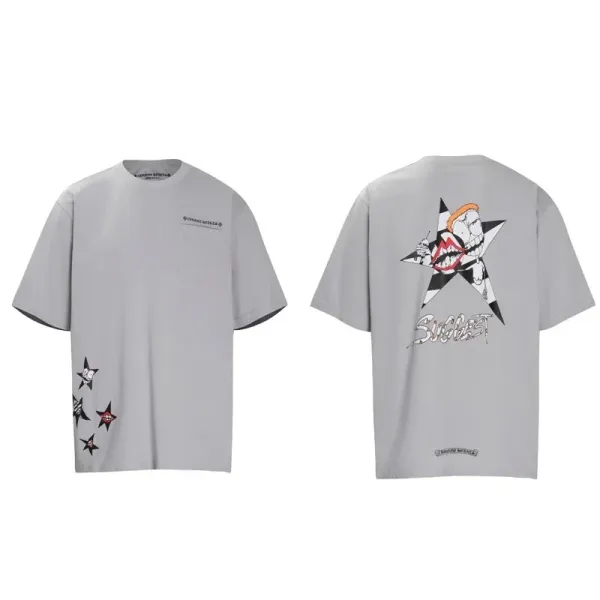 Gallery Dept. Distressed Cross Print T-Shirt White - 11