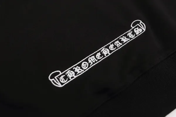 Chrome Hearts Cross Embroidered White Hoodie - 11