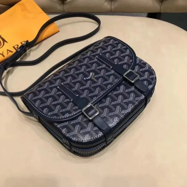 Goyard Saint-Louis PM Navy Blue Crossbody Bag - 1