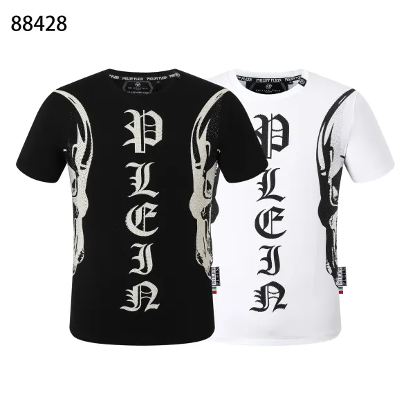 Philipp Plein 20th Anniversary Skull Graphic White T-Shirt - 6