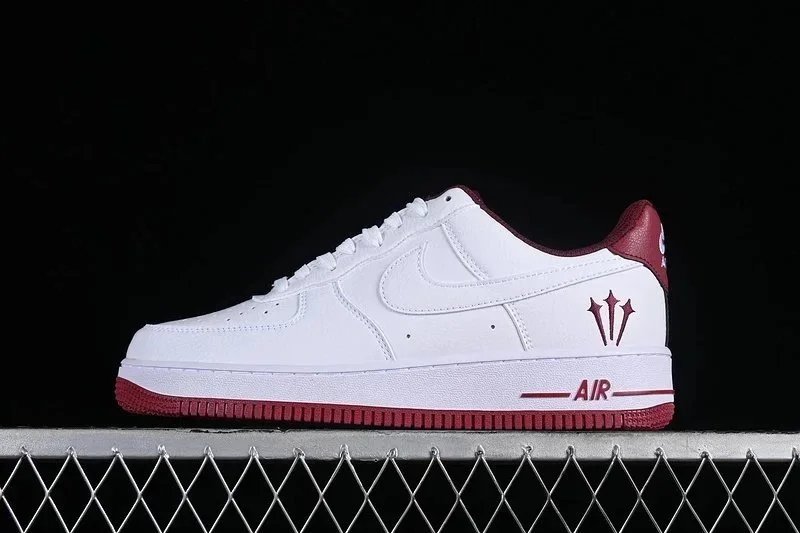 Nike Air Force 1 Low White Pink Sneakers - 14