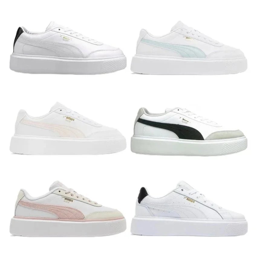 Puma 180 Leather Synthetic Leather Low-Top Sneakers