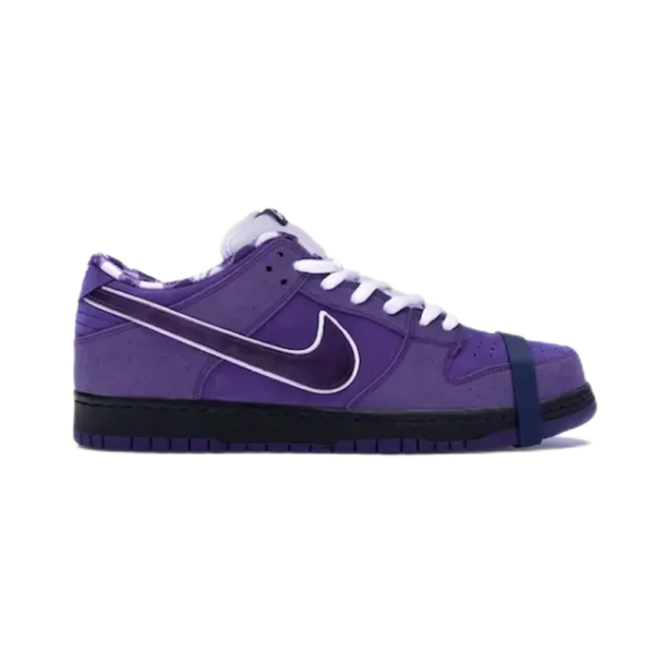 Nike SB Dunk Low Purple Suede Sneakers - 1