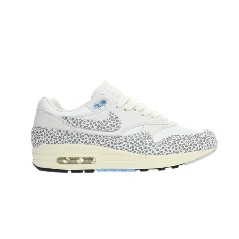 Nike Air Max 1 Safari White Sneakers - 1