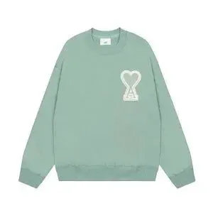 Play Comme des Garçons Heart Logo Mint Green Hoodie - 1