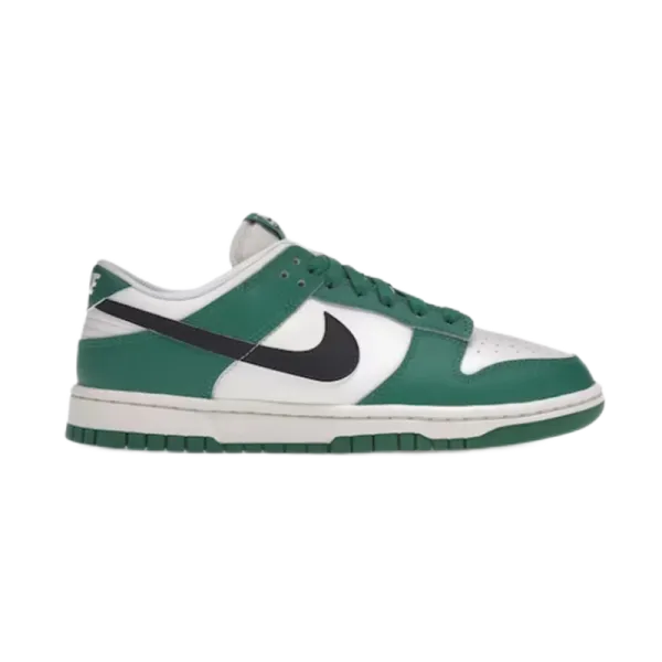 Nike Dunk Low Pine Green White Sneakers - 25