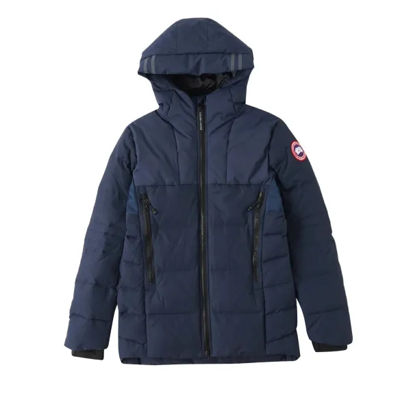Canada Goose Lodge Down Jacket Navy Blue - 1