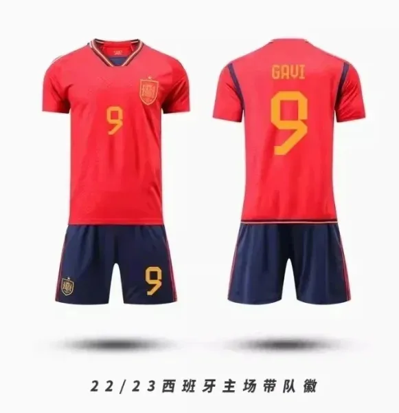 Spain National Team Away Kit 2021 White Jersey Set with Ramos 15 - 6
