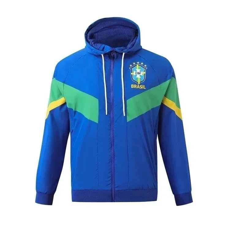 FFF Gallic Rooster Windbreaker Navy Blue - 5