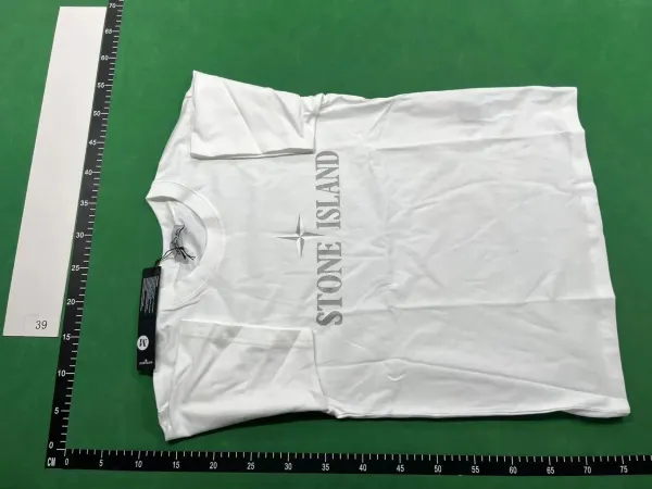 Stone Island Graphic Print Navy T-Shirt - 5