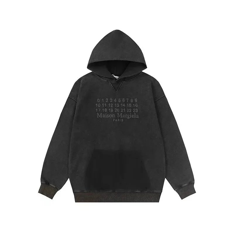Off-White Hoodie with Numeric Hood Trim and Stitched X Logo White Hoodie - 11