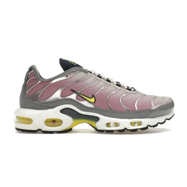 Nike Air Max Plus 'Sunset' Pink Gray Yellow Sneakers - 2