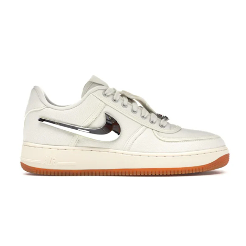 Nike Air Force 1 Low '07 LV8 x Travis Scott Cactus Jack White Sneakers - 2