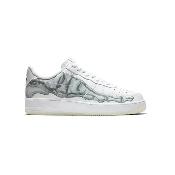 Nike Air Force 1 Low X-Ray Skeleton White Sneakers - 1