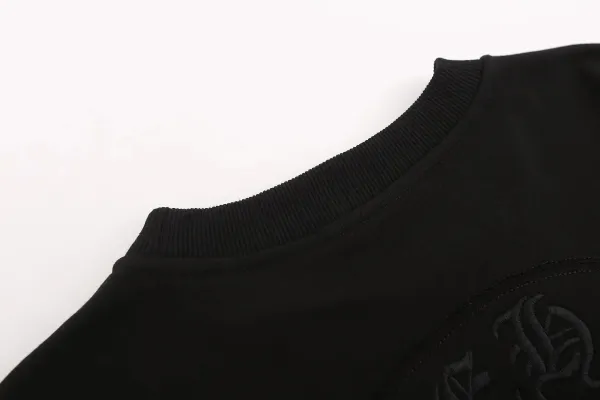 Chrome Hearts Cross Embroidered White Hoodie - 9