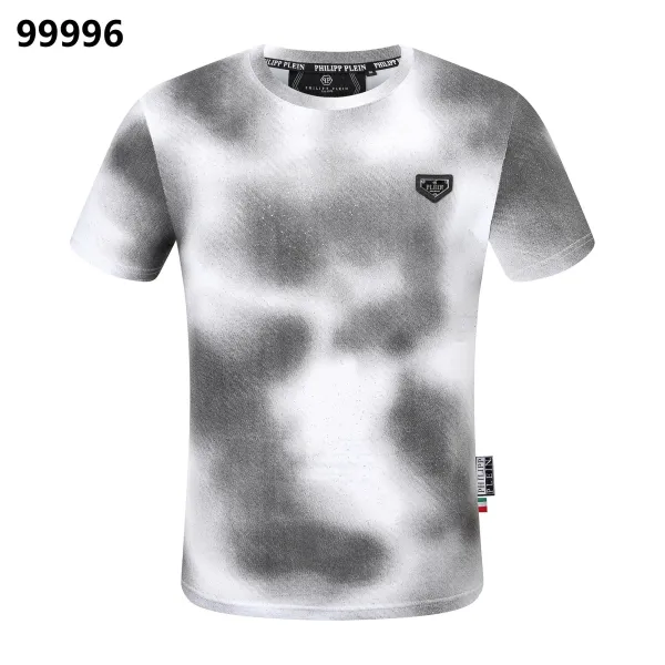 Philipp Plein 20th Anniversary Skull Graphic White T-Shirt - 5