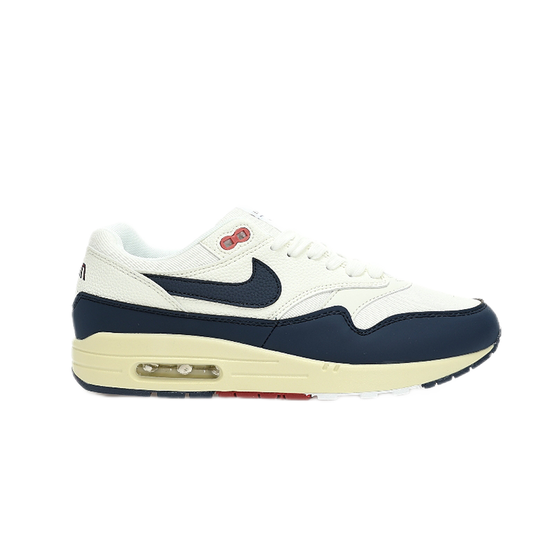 Nike Air Max 1 White Navy Red Sneakers - 1