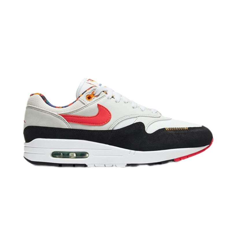 Nike Air Max 1 Light Gray and Charcoal Sneakers - 17