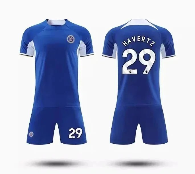 Chelsea FC Inspired Soccer Jersey Set Blue - 3