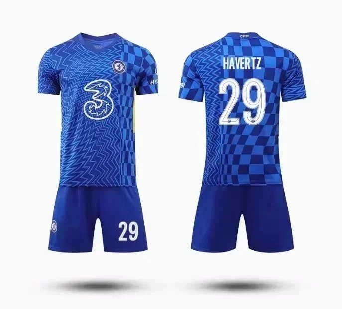 Chelsea FC Inspired Soccer Jersey Set Blue - 8