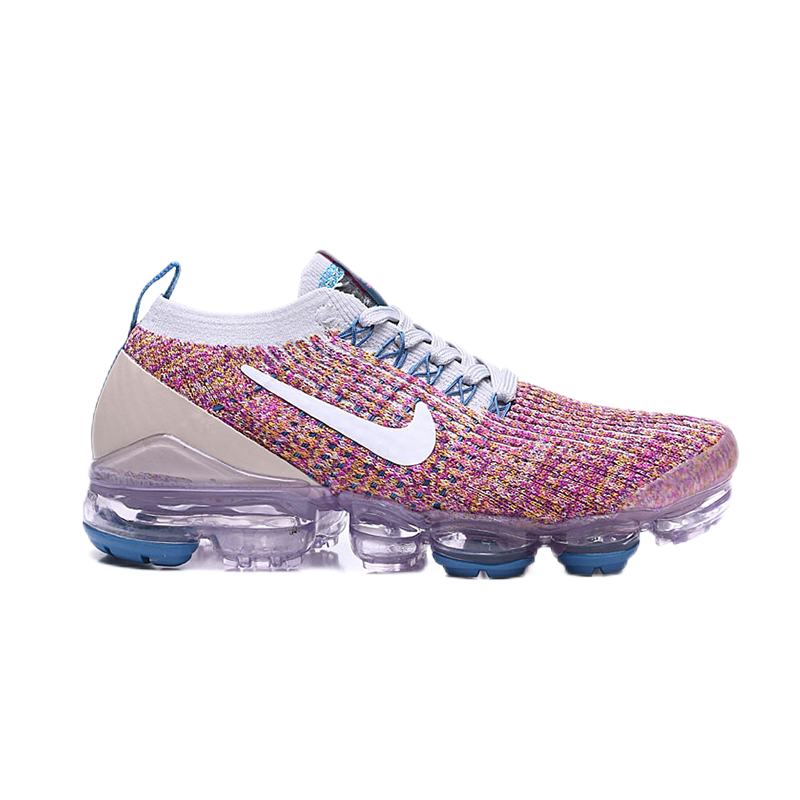 Nike Air VaporMax Flyknit 3 Turquoise Pink Running Shoes - 3