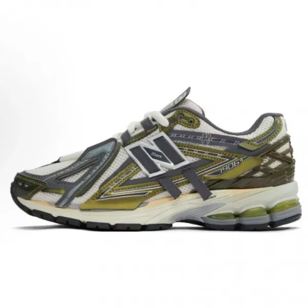 New Balance 1906R Olive Green Running Shoes - 1