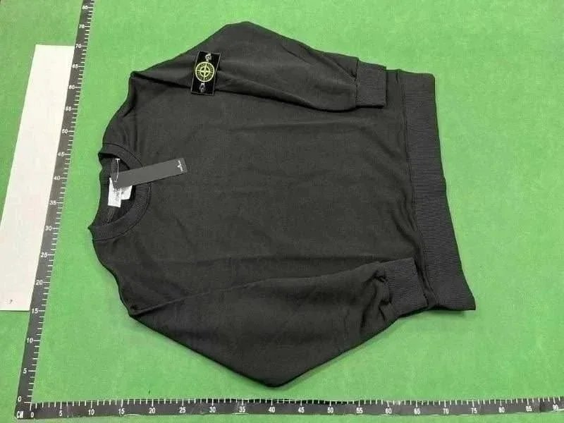 Stone Island Black Crewneck Sweater - 5